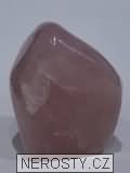 rose quartz, polished